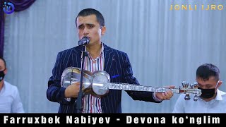 Farruxbek Nabiyev - Devona ko'nglim (jonli ijro)